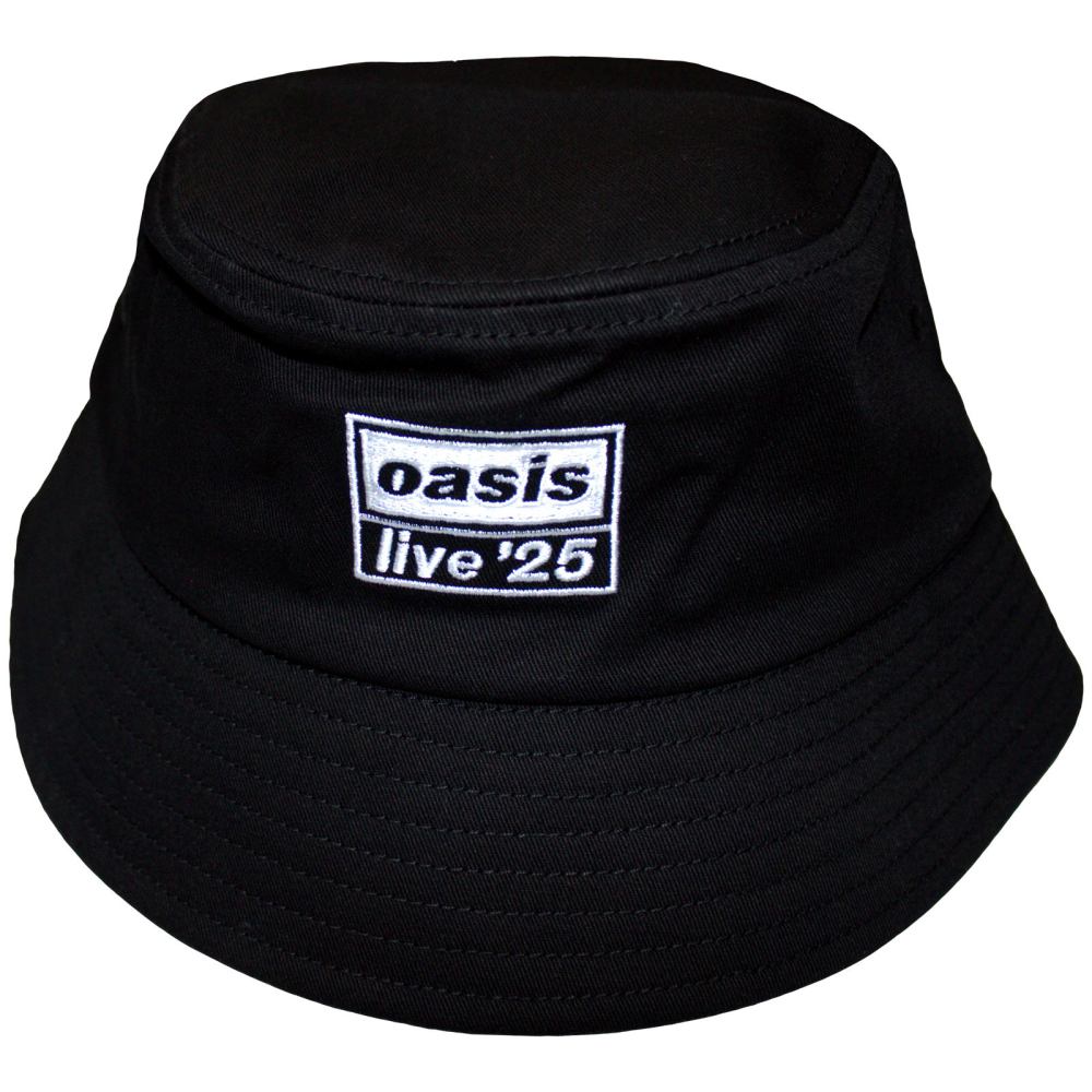 Oasis - Live '25 Logo Bucket hat / Vissershoed - Zwart